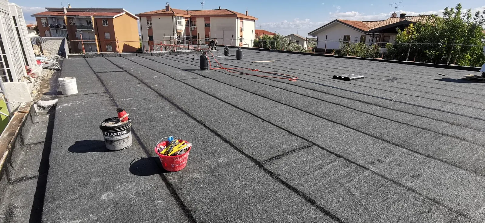 Impermeabilizzazione della copertura piana