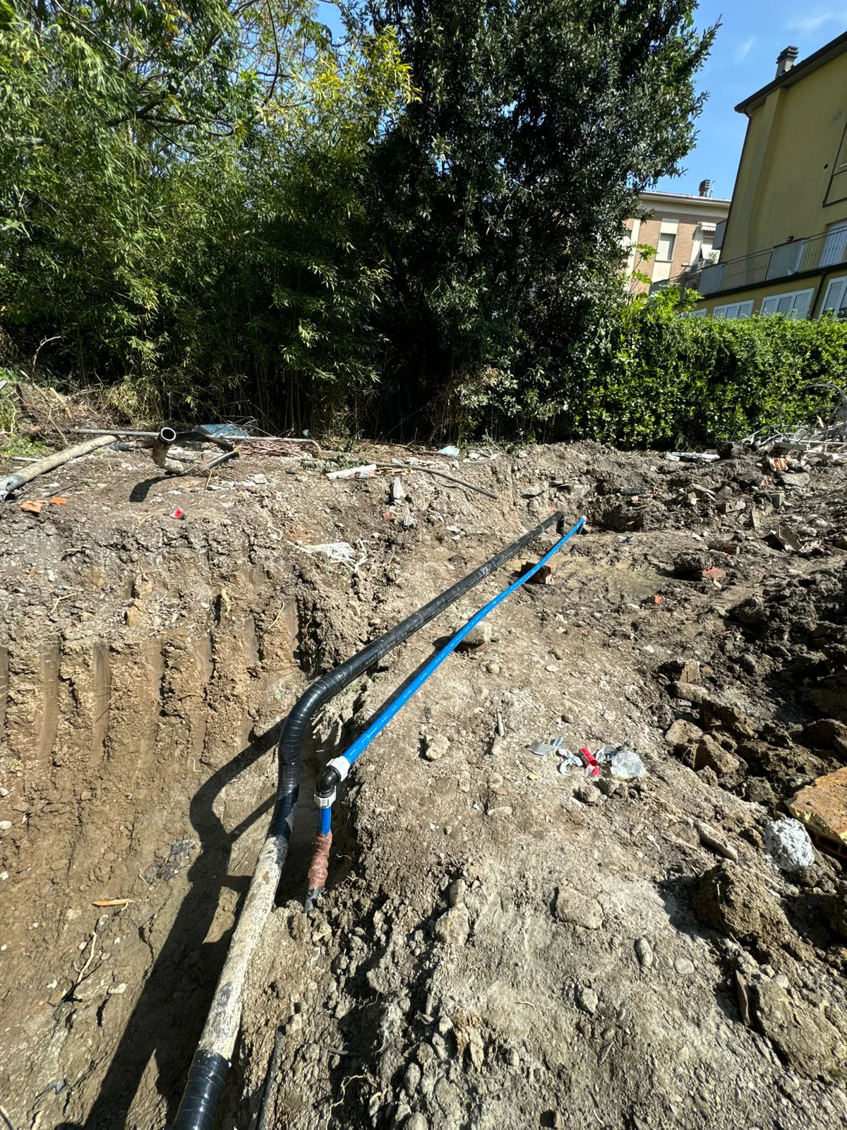 Ex Marinai d’Italia · lavorazioni sui sottoservizi dell’area