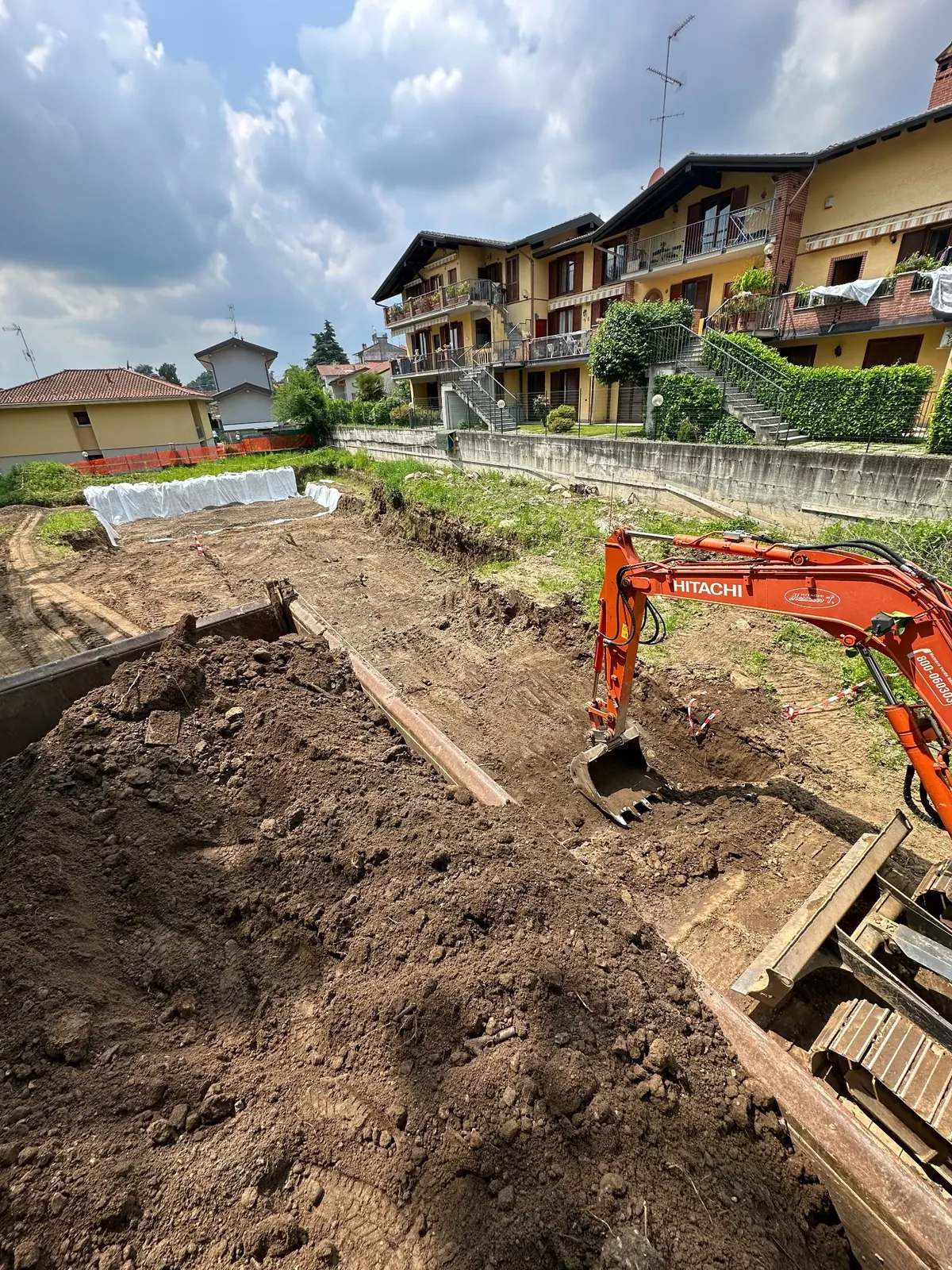 Scavi nell’area della nuova mensa