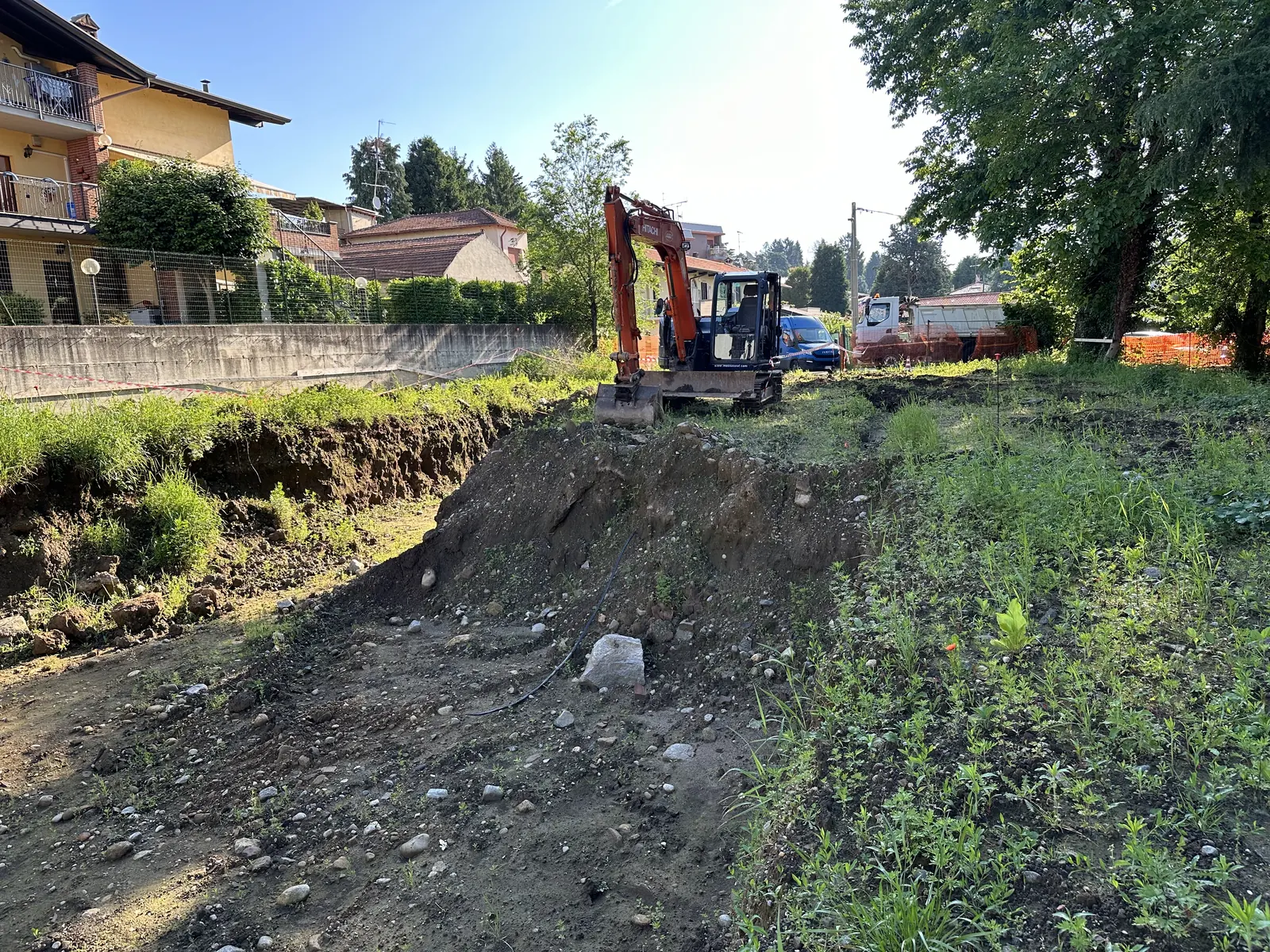 Avvio delle opere di scavo e preparazione del terreno