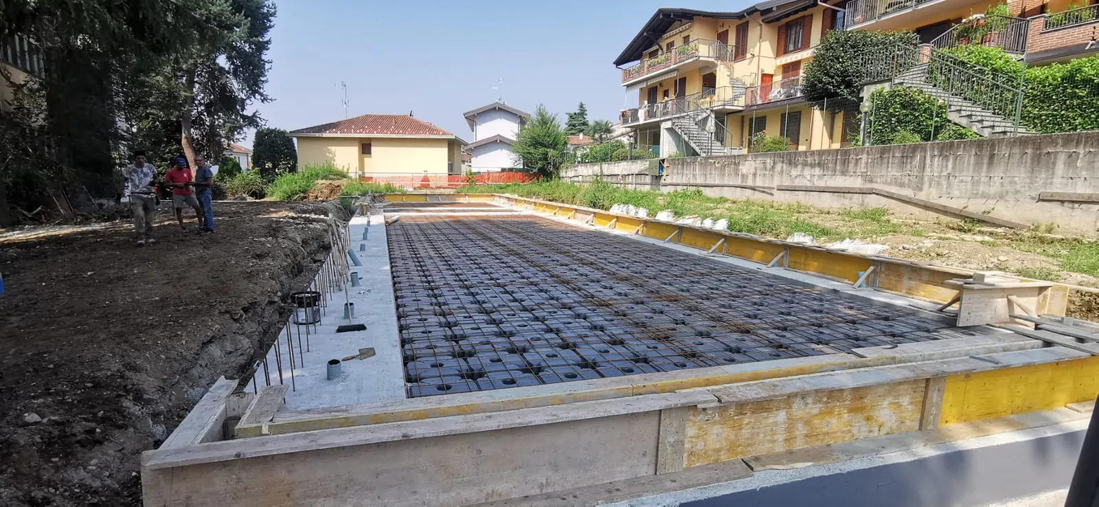 Realizzazione del vespaio e delle strutture di base