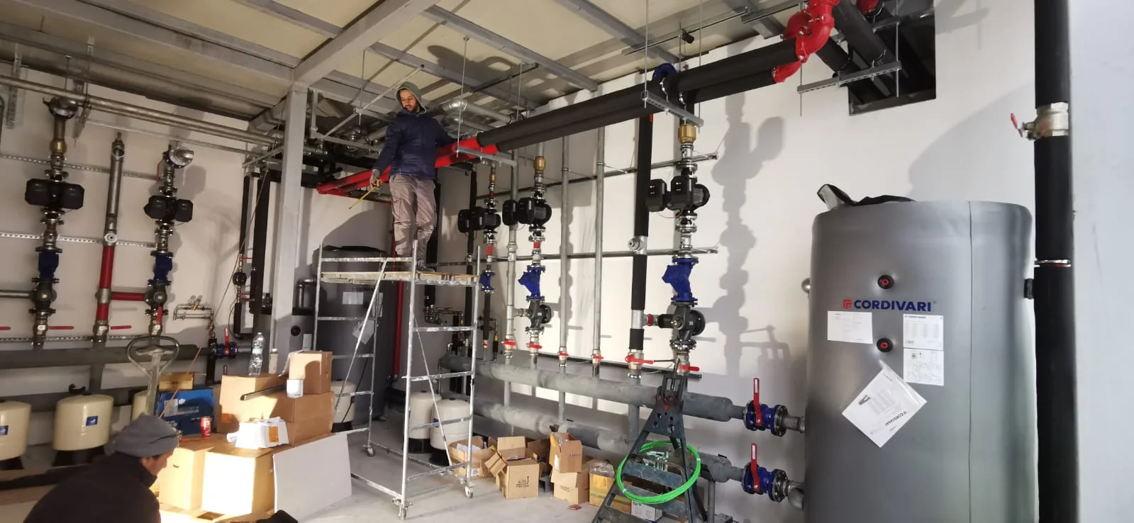 Installazione delle reti e delle apparecchiature della sottocentrale