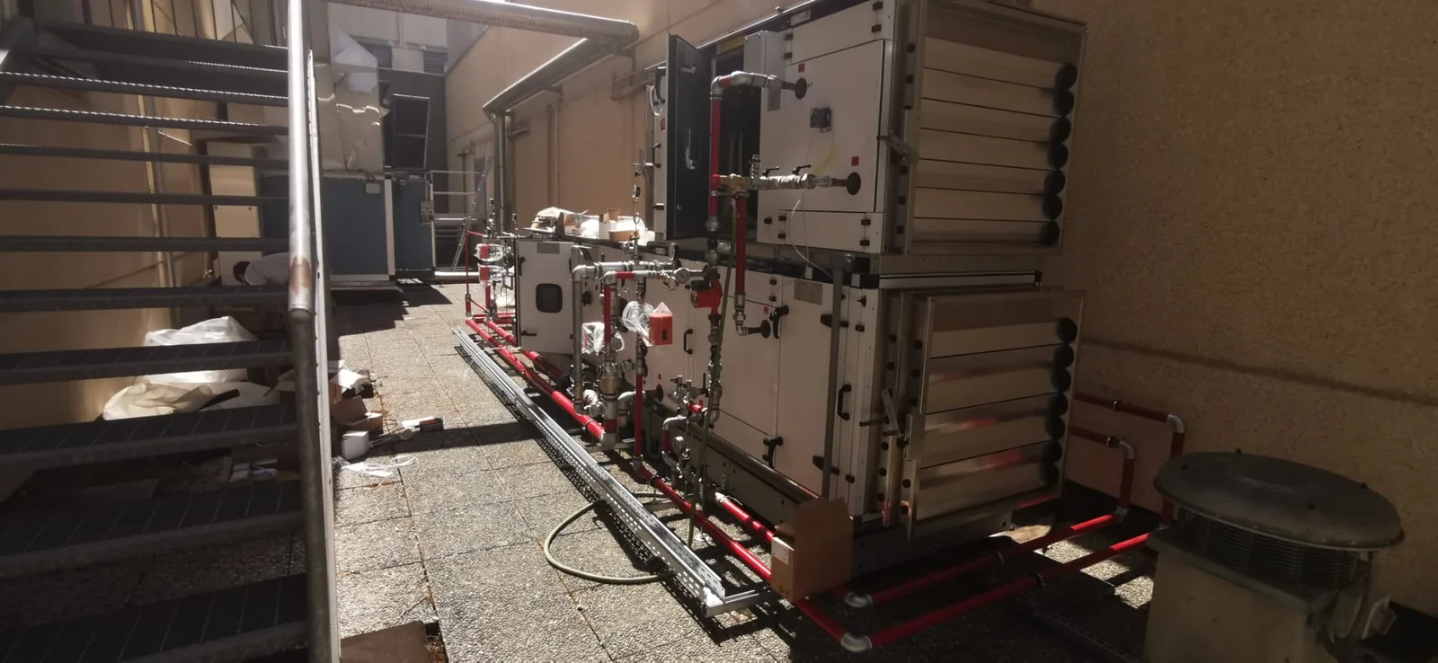 Unità di trattamento aria del progetto LIGHT dell’Università di Brescia